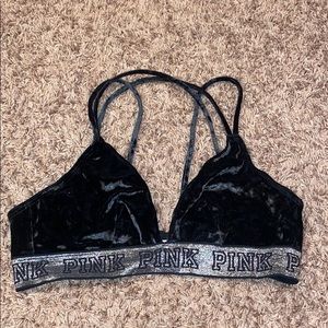 Velvet PINK bralette